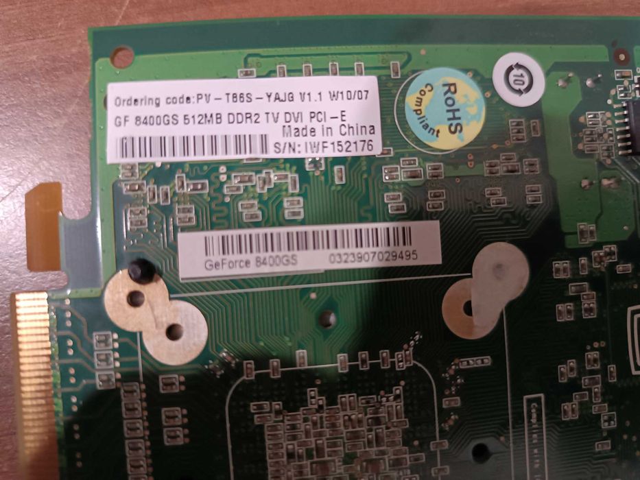 Відеокарта GF 8400GS 512Mb DDR2