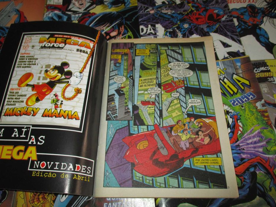 Livros BD 25 Homem Aranha 2099 Abril Marvel PT