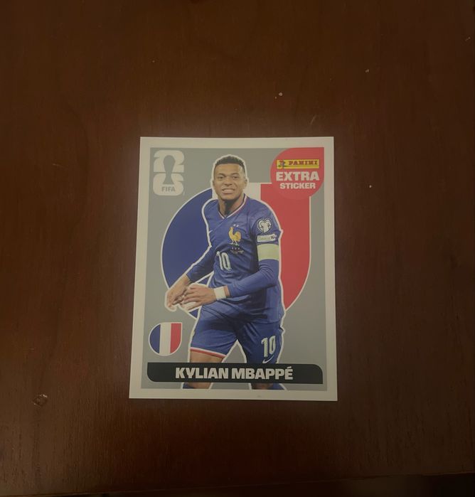 Cromo mbappe legend prata