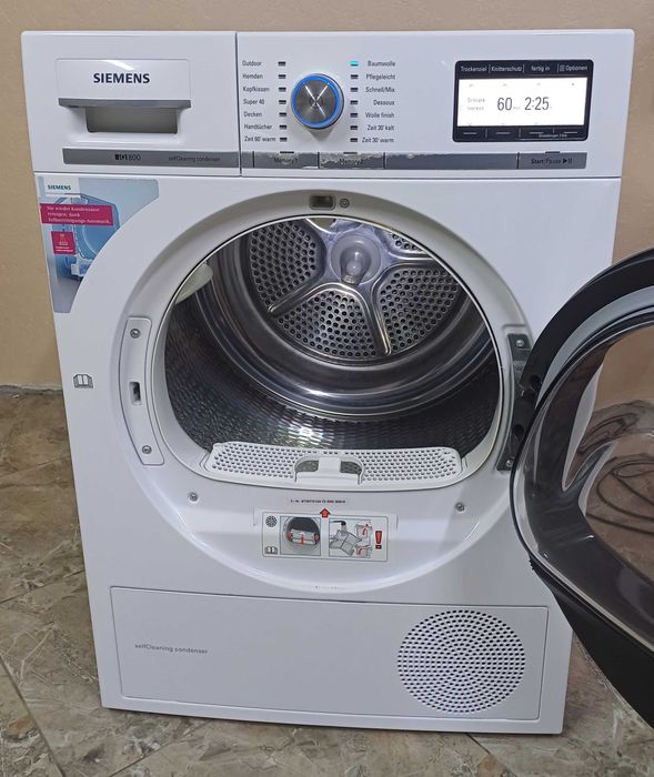 Сушка сушильна машина iQ800 selfCleaning Siemens WT46Y701/04 8кг б/в