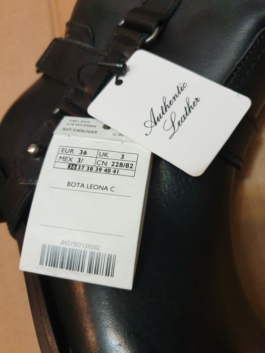 NOWE oficerki Mango skóra