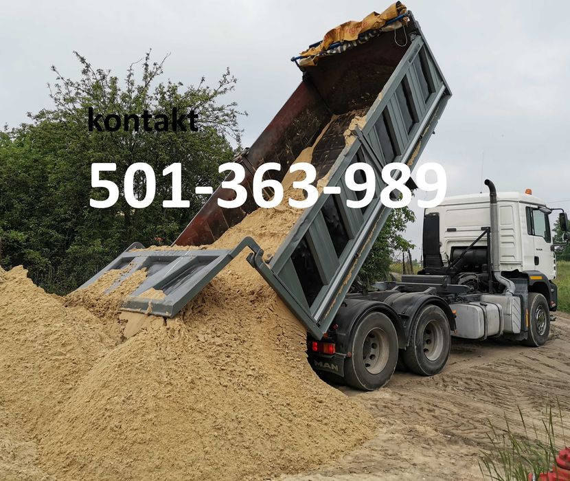 Piasek, piasek pod kostkę, piasek siany, Żwir Łódź Zgierz