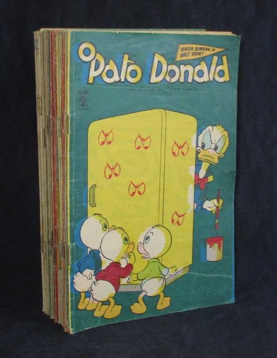 Livros BD Pato Donald Disney Anos 70 Revistas Vintage Br