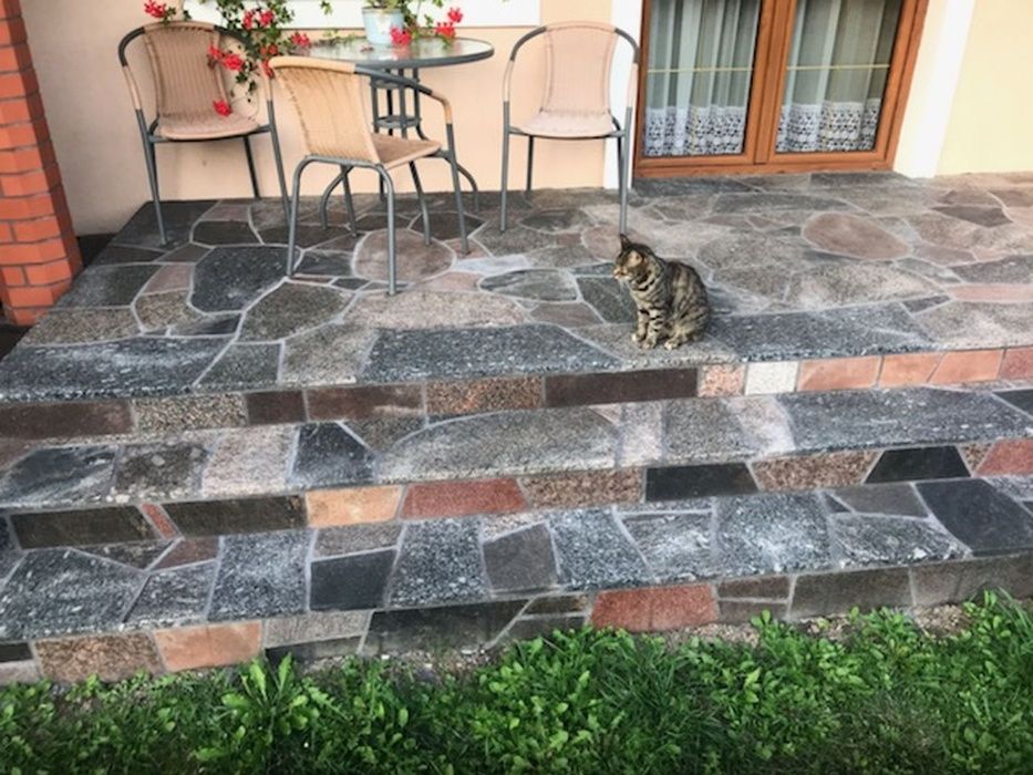 Kamień polny cięty na schody ,tarasy ,elewacje ,ścieżki itp.