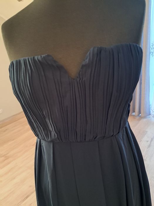 Sukienka maxi granatowa 42 44 46