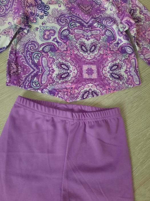 Spodnie dzwony plus bluzka