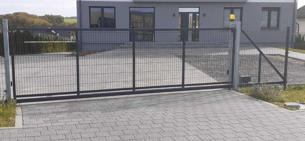 BRAMA Przesuwna KPL Panel 138cmx400cm OCYNK+RAL PRODUCENT ogrodzenia