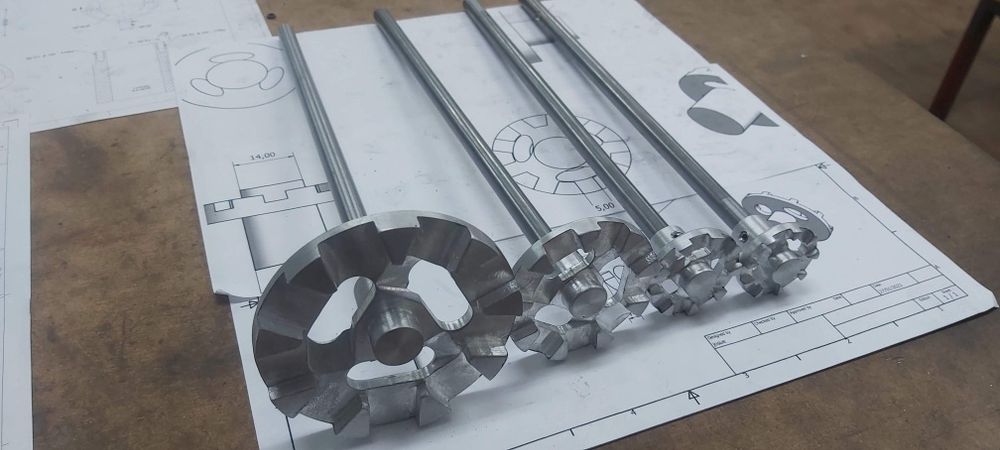 Serviços torno mecânico e fresadora- Envio das peças para todo o país