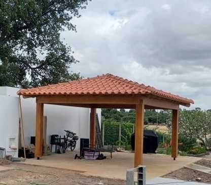 telheiro de madeira -  Madeira&Conforto