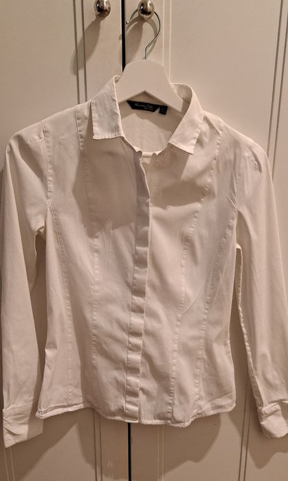 Massimo Dutti koszula biała taliowana damska S