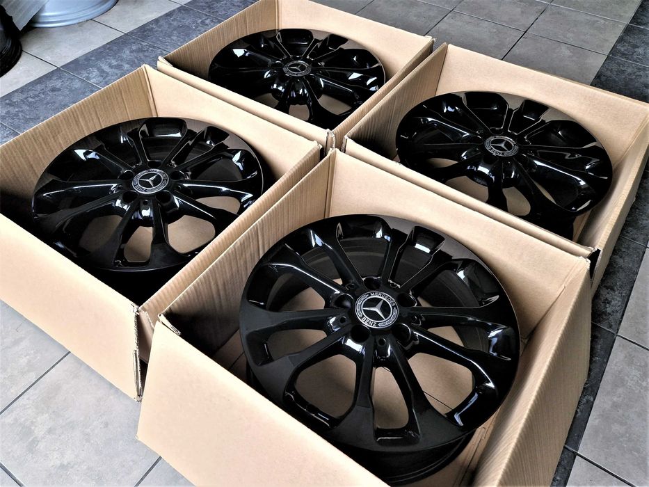 Alufelgi 17 5x112 Czarne Mercedes A B C CLA V Vito Viano i inne ! 341#