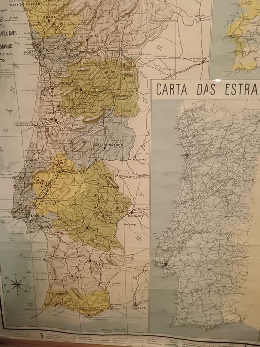 Mapa escolar antigo