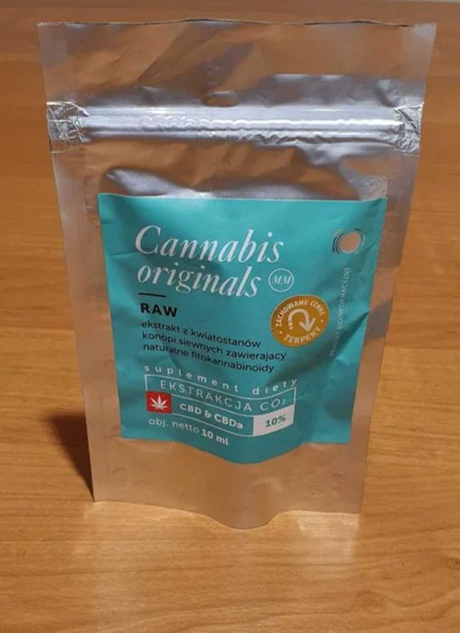 Olejek CBD & CBDa, 10%, 10ml, marki Dobre Konopie (RAW, CO2)
