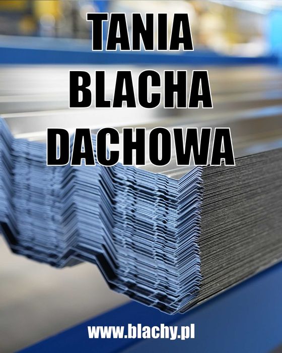 TANIA BLACHA TRAPEZOWA T-18 - PACZKA BLACHY