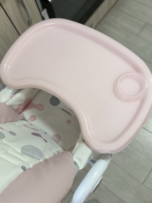 стільчик для годування Kinderkraft Yummy Pink