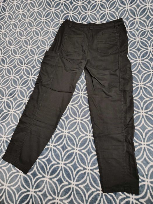 Spodnie damskie BOJÓWKI szaro - czarne