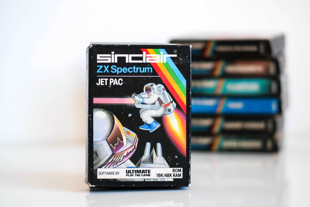 Gra na ZX Spectrum Jet Pac cartridgene kompletna!