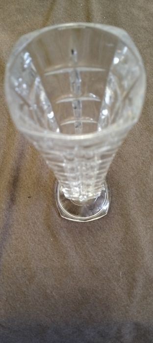 Vaso solitário cristal francês vintage. (ver desconto no texto)