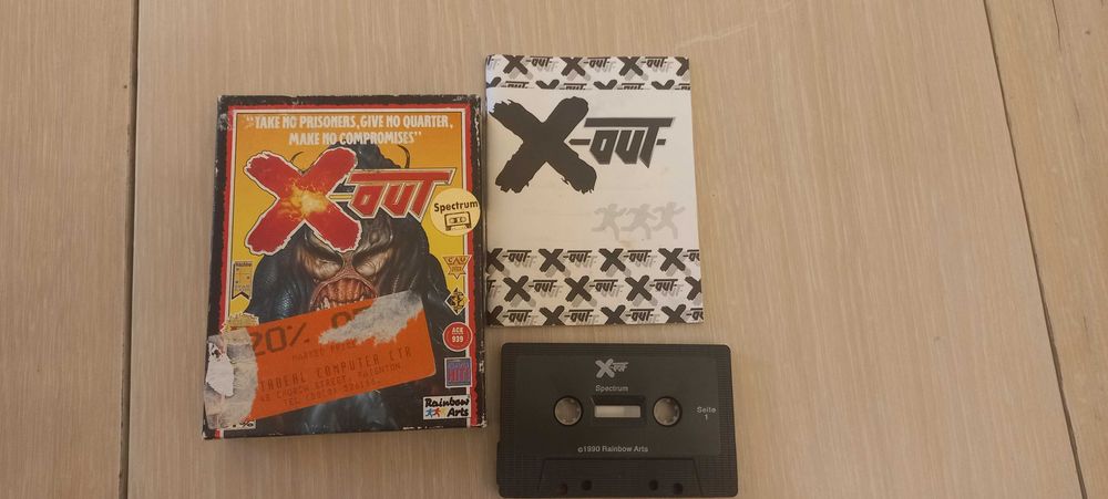 oryginalna gra X-Out na ZX Spectrum