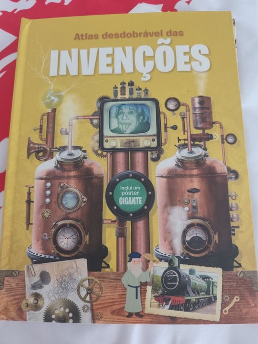Livro Atlas Desdobrável das Invenções