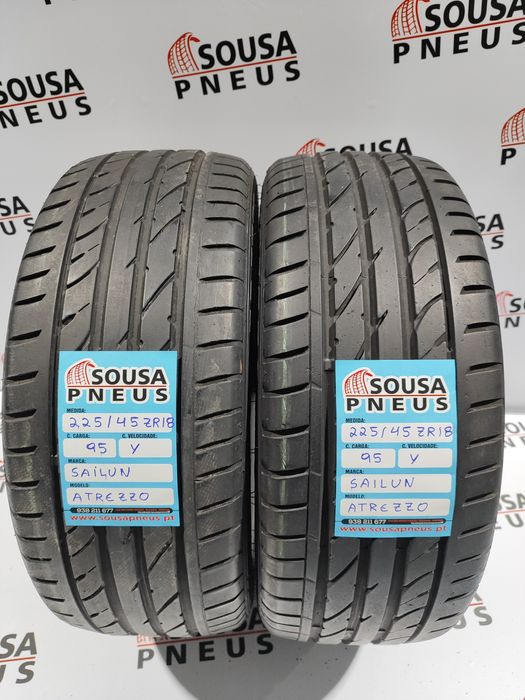 2 pneus semi novos 225-45R18 Sailun - Oferta dos Portes