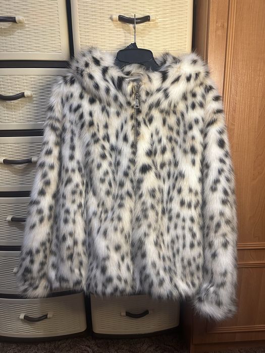 Шуба с капюшоном