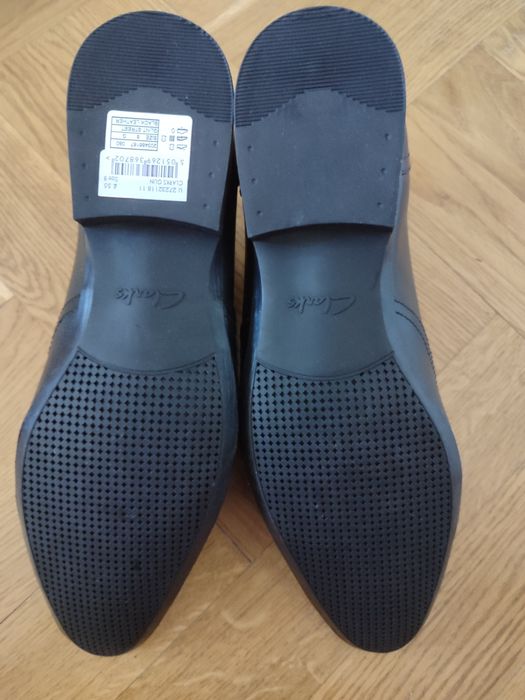 Модельные мужские туфли, дерби, броги Clarks  р 42- 43, 8G
