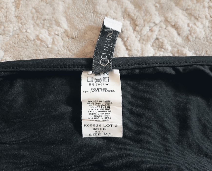Calvin Klein L/XL оригінальне пляжне парео спідниця чорного кольору