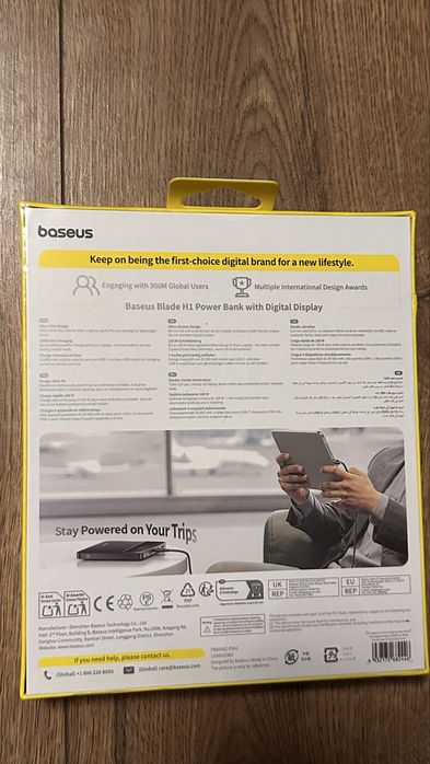 Baseus BLADE 100W Power Bank 20000mAh павербанк до MacBook iPhone