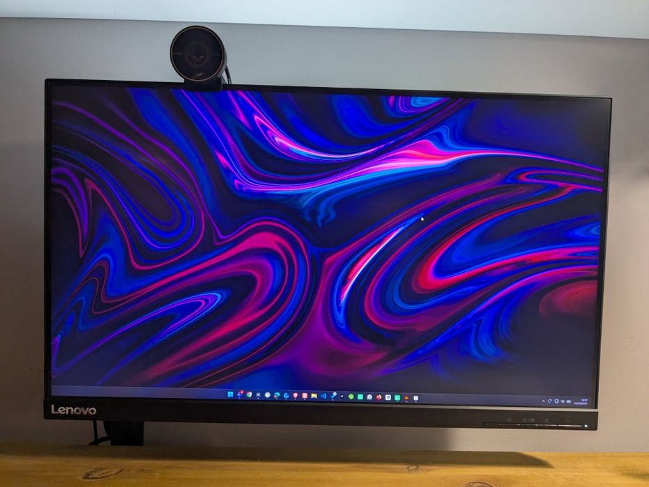 Monitor Lenovo 24p  qhd IPS 75hz + braço