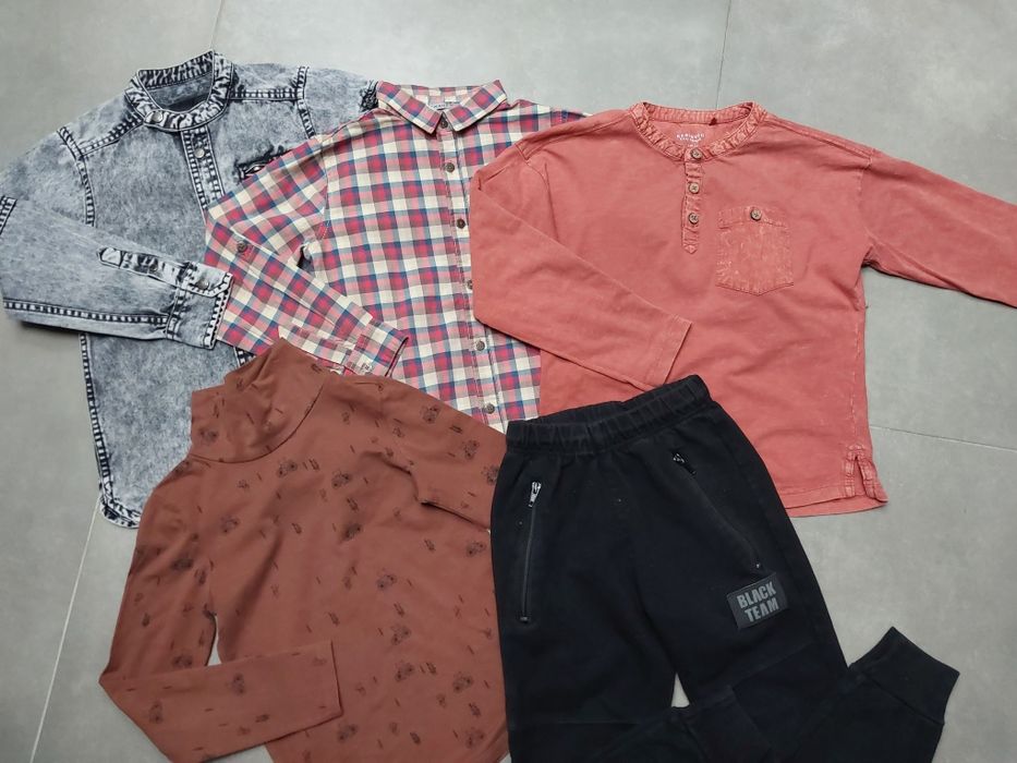 Koszula spodnie bluzka zestaw ubrań
