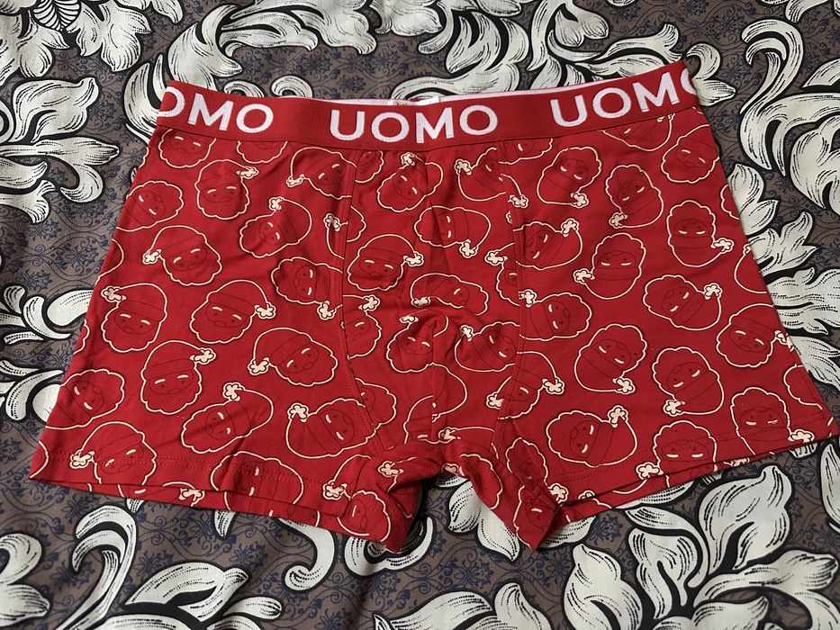 Боксерки чоловічі, подарунок, чоловіча білизна, труси новорічні