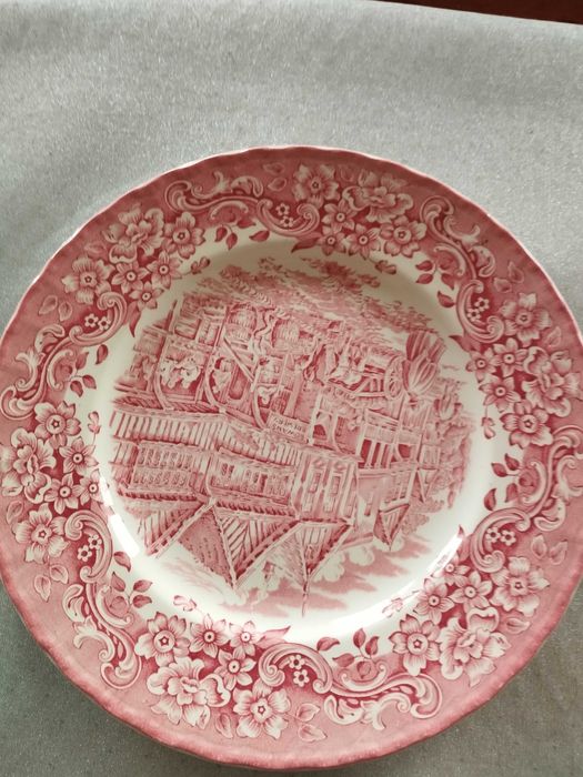 Stary angielski talerz