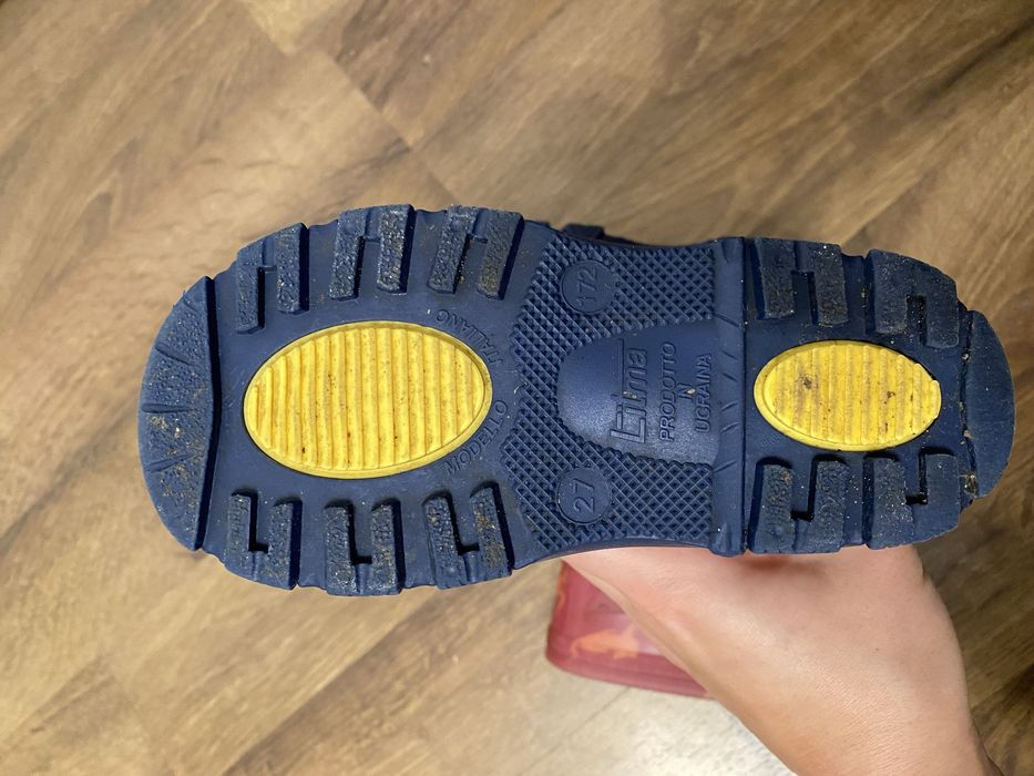 Резиновые сапоги гумові чобітки 27 розмір Litma (17,2 см)