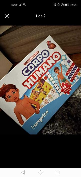 Jogo didático do corpo humano