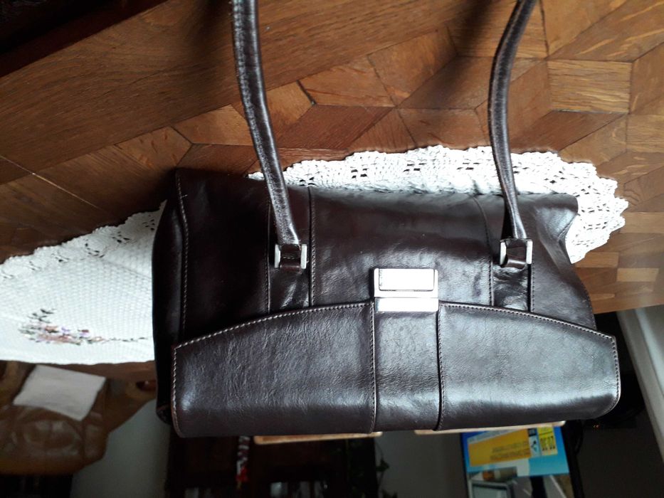 Torebka damska ze skóry naturalnej licowej