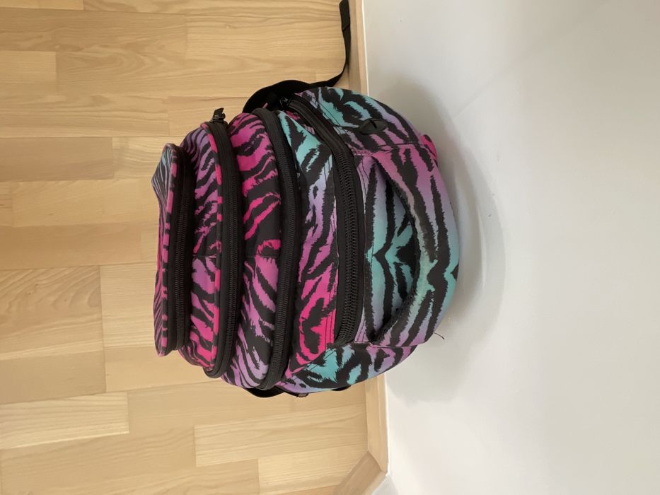 Plecak CoolPack pojemny 4 przegrody odblaski