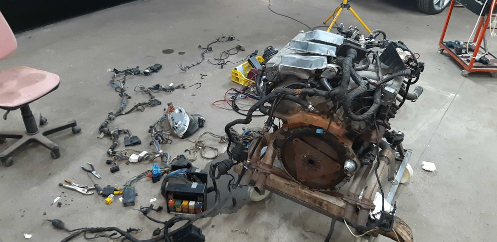 Motor BMW V12 M70B50 SWAP Drift TT Miata Corta Relvas Qualquer coisa