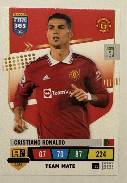 FIFA 365 Cristiano Ronaldo 125 karta Panini