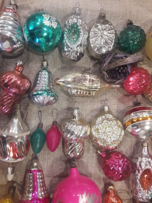 Елочные новогодние игрушки СССР