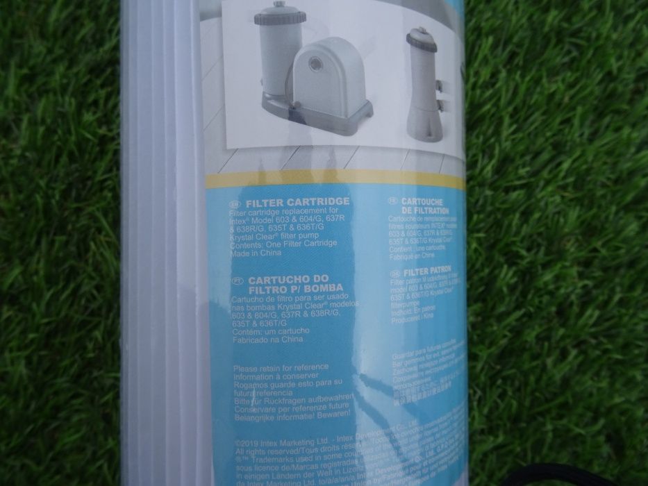 Cartuxo ou Filtro para piscina Intex A — Novo e Selado