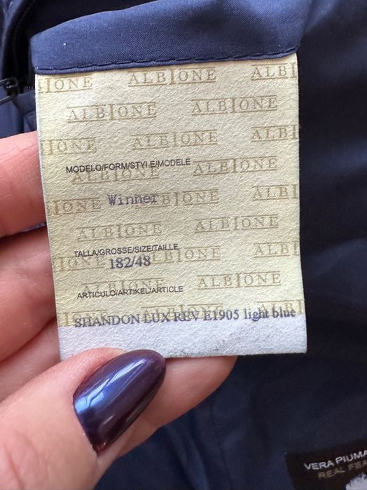 Kurta puchowa męska