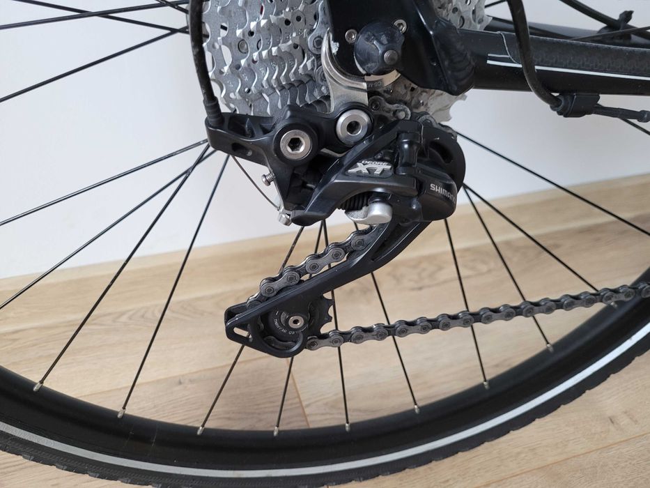 Wygodny rower trekkingowy Merida crossway 500 tfs