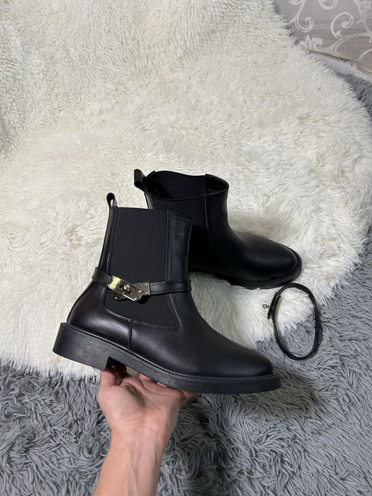 Шкіряні зимові челсі в 37,38 розмірі