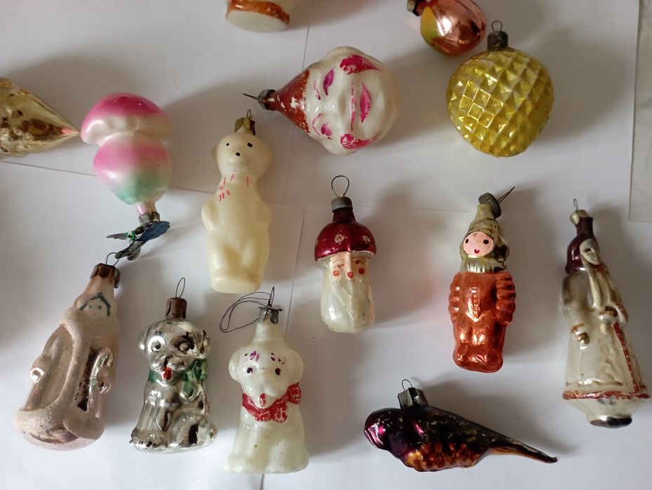 Игрушки ёлочные винтаж свечи матрёшка листайте