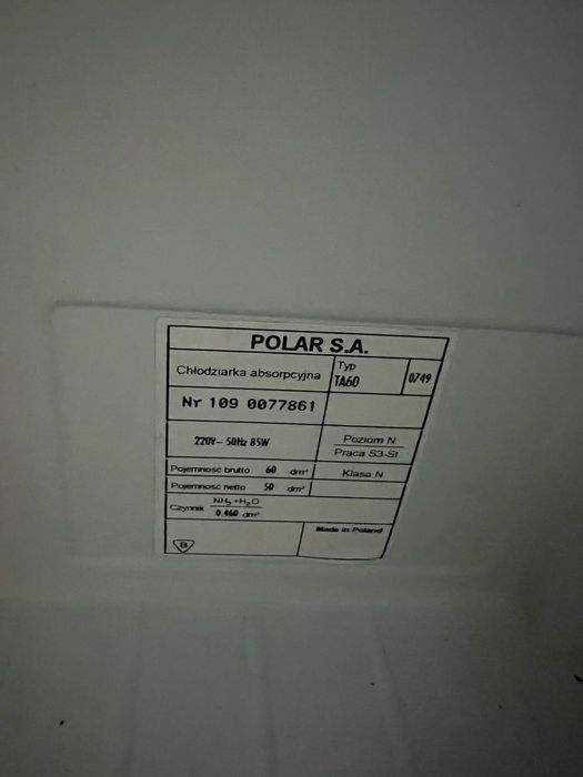 Liodówka polar 52*52