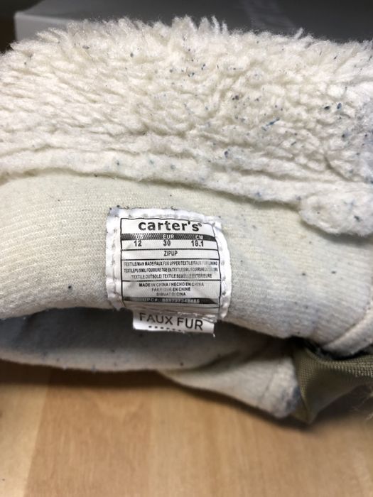 3. Зимові черевики, сапожки Carter’s р. EU 30