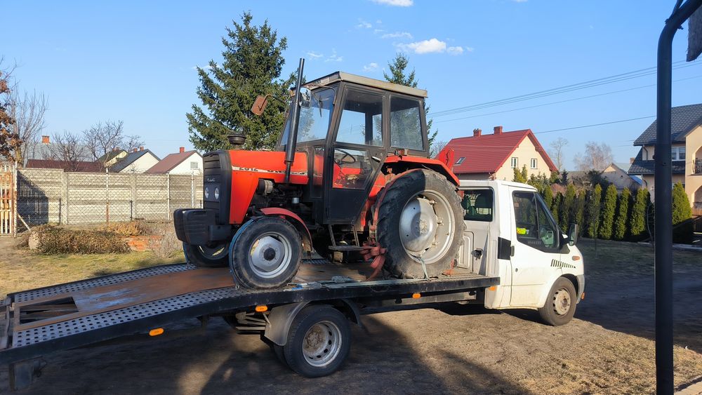 Autolaweta   Transport maszyn  Pomoc drogowa Przyczepa leśna