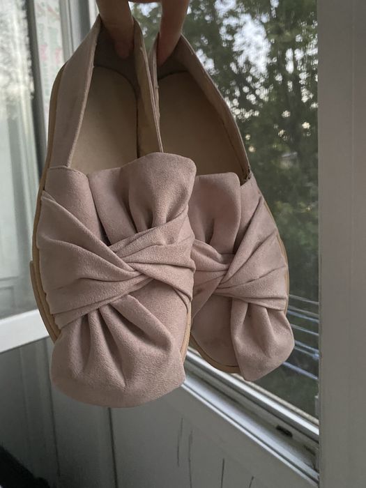 Пастельно розовые слипоны reserved 36 размер