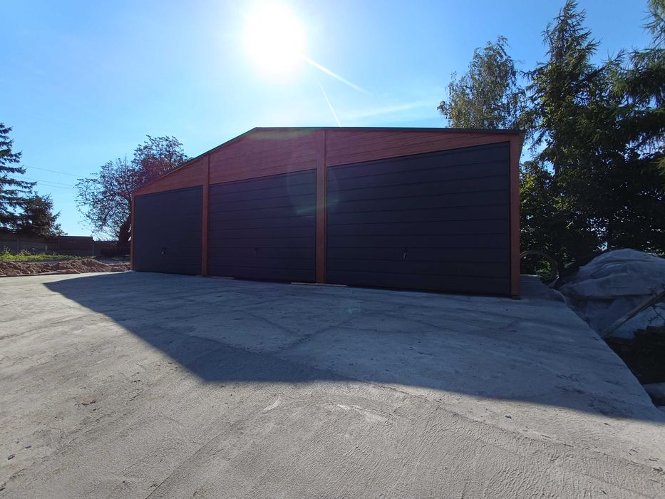 Garaż blaszany garaż blaszak garaże  profil  9*6 7*5 PARCZEW